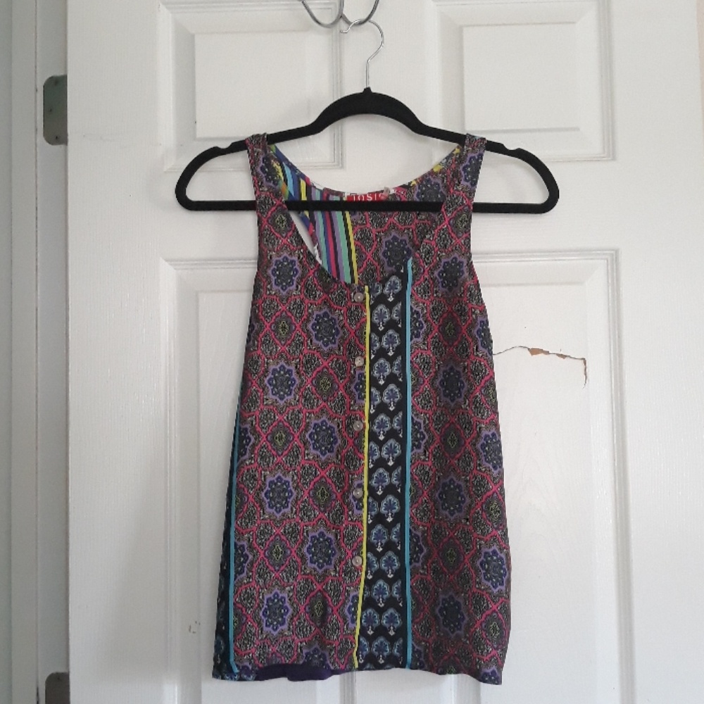 Silkylike Printed Tank Top